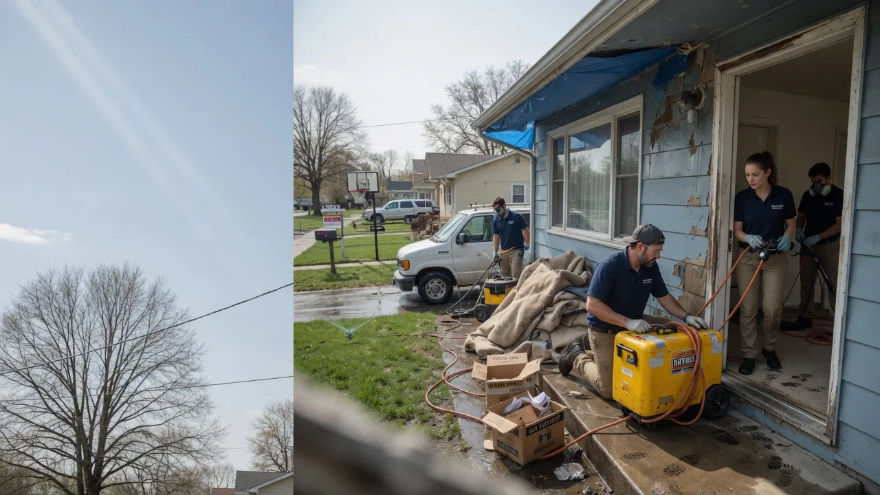 Basement Flood Cleanup in Busby, MT near me